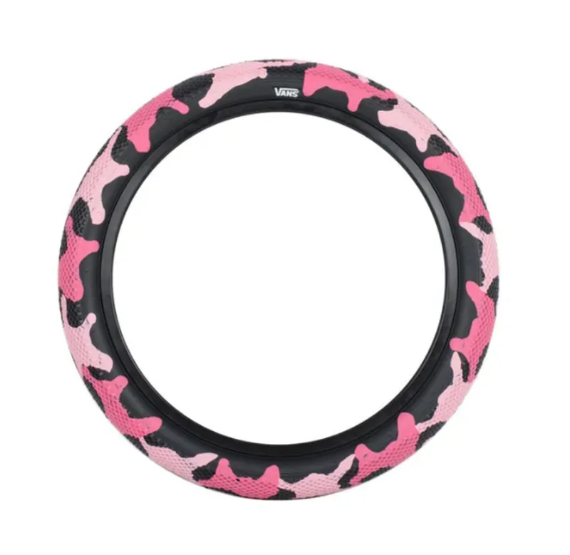 Cult X Vans 20x2.4-inch Clincher Wire Tire in Pink Camo/Black